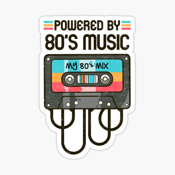 Autocollant 3M Scotch Cassettes Timbre 80s Original