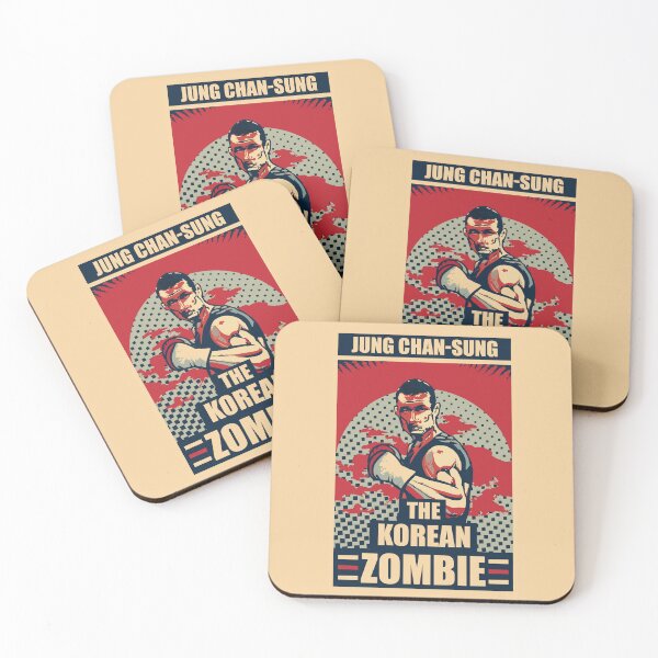 Item preview, The Korean Zombie, MMA fighter, propaganda retro poster style designed and sold by Gaalaxyz.