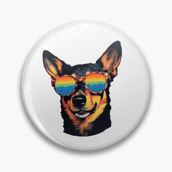 Artikelvorschau, Lancashire Heeler mit Brille entworfen und verkauft von PawelNature.