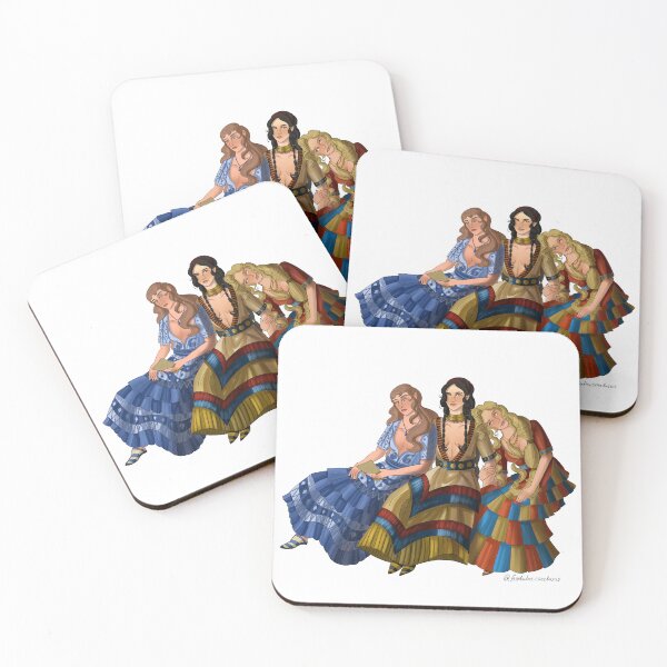 Item preview, Spartan (minoan) princesses (without background) designed and sold by locus-amoenus.