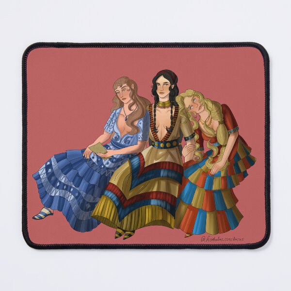 Item preview, Spartan (minoan) princesses (without background) designed and sold by locus-amoenus.