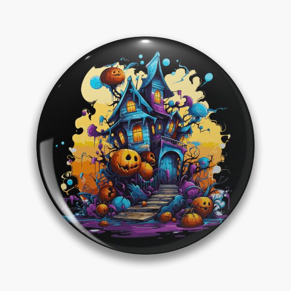 Item preview, Halloween Castle Pumpkins | Whimsical Autumn and Halloween Delights Collection designed and sold by Ali Doodles.