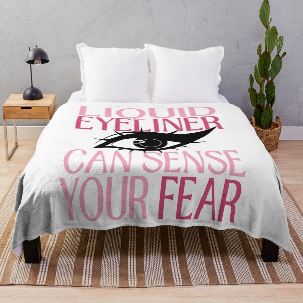 Item preview, Liquid Eyeliner Can Sense Your Fear Makeup Meme designed and sold by ObsidianDaz.