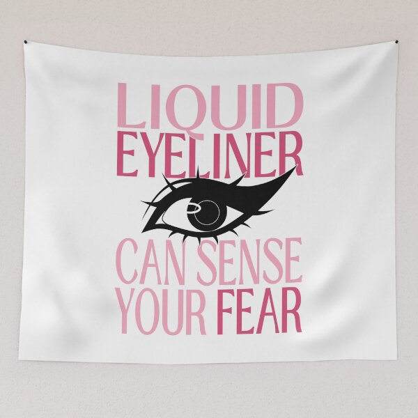 Item preview, Liquid Eyeliner Can Sense Your Fear Makeup Meme designed and sold by ObsidianDaz.