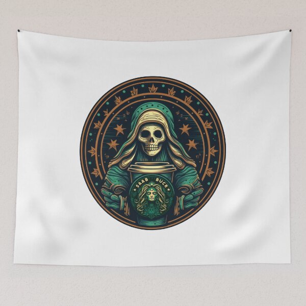 Item preview, Skeleton Starbuck "SAABBUCK" designed and sold by PaTToStudio.