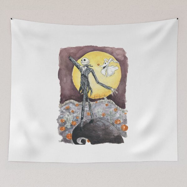 Item preview, Jack Nightmare Before Christmas Original Watercolours designed and sold by carlottamascolo.