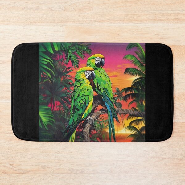 Item preview, Parrots at sunset in Jamaica designed and sold by Visual  Alchemy.