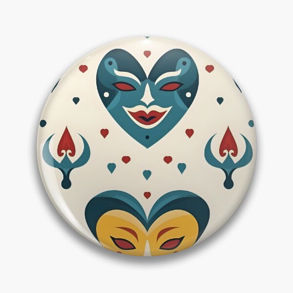 Item preview, Devil Heart Mask designed and sold by StudioThink.