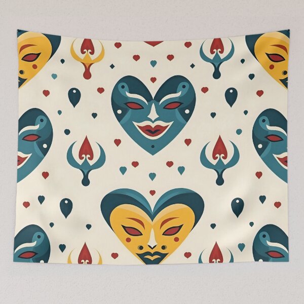 Item preview, Devil Heart Mask designed and sold by StudioThink.