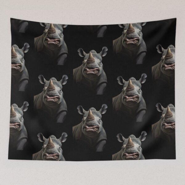 Item preview, Modern design reminiscent of a painted animal head of a rhinoceros designed and sold by Pflugart.