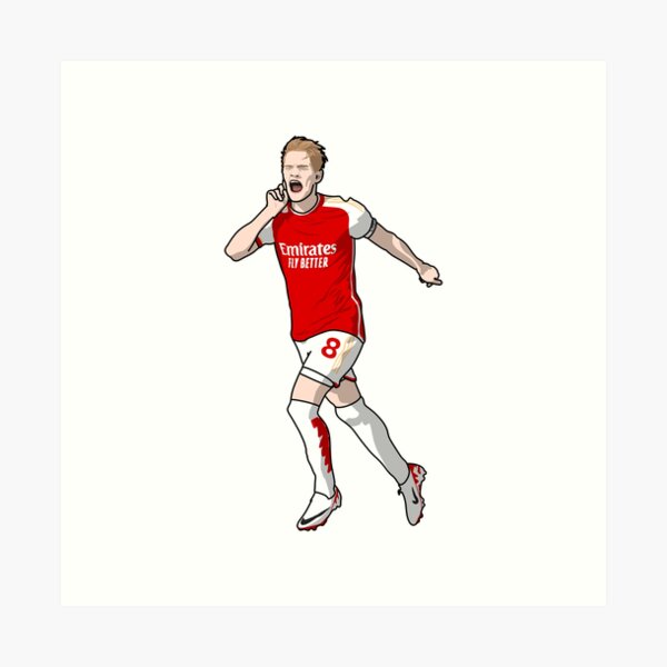 Adidas Arsenal Third Shirt 2022-23 with Ødegaard 8 Printing