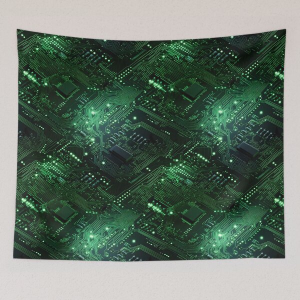 Item preview,  Electronic circuit board closeup - CPU designed and sold by Jackflash2023.