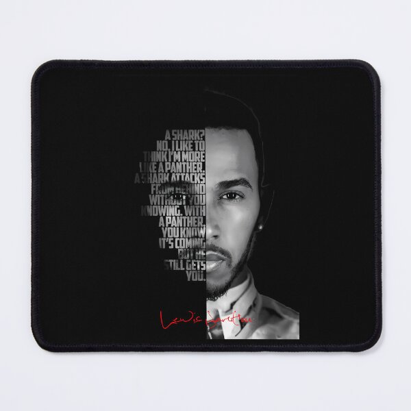 Item preview, Black and white Lewis Hamilton motivational quote. designed and sold by LavaAryana.