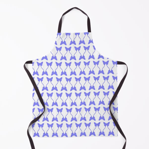 Item preview, Butterfly Tango Blue-Violet on White Repeat 5748 designed and sold by Art in My Loft.