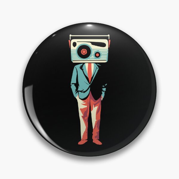Item preview, Man With A Radio Head designed and sold by hadleyfoo.
