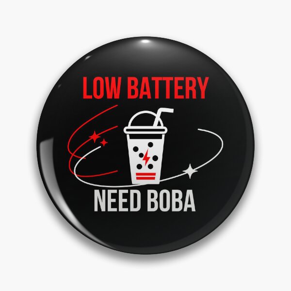 Artikelvorschau, Batterie schwach. Boba erforderlich entworfen und verkauft von WhitepaperStyle.