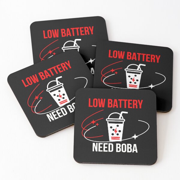 Artikelvorschau, Batterie schwach. Boba erforderlich entworfen und verkauft von WhitepaperStyle.