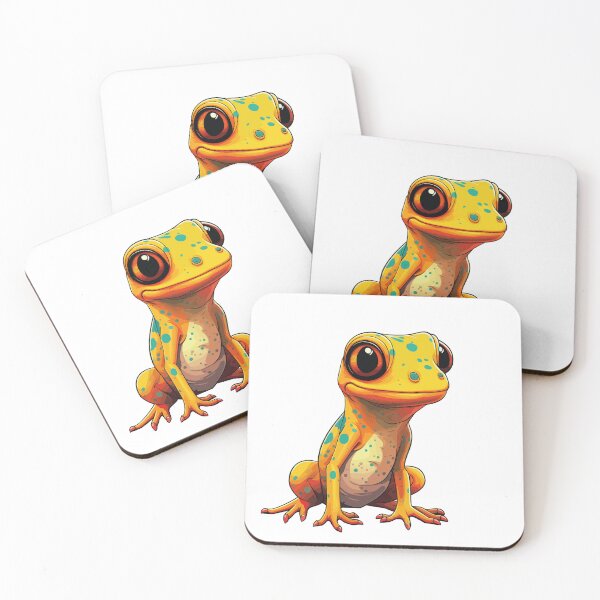 Item preview, Yellow funny spotted gekko designed and sold by Capictures.