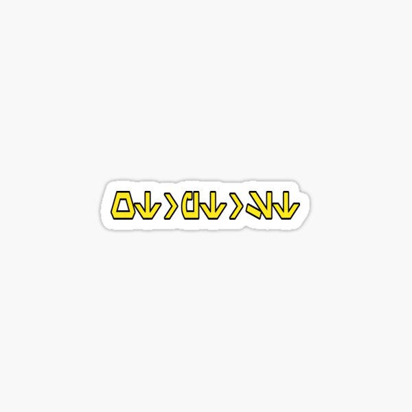 Trilogy Wars Math In Basic (OT>PT>ST) Sticker
