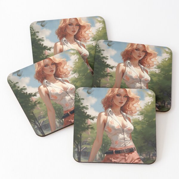 Item preview, A Vintage Blonde Pin Up Girl Illustration designed and sold by GoodOldVintage.
