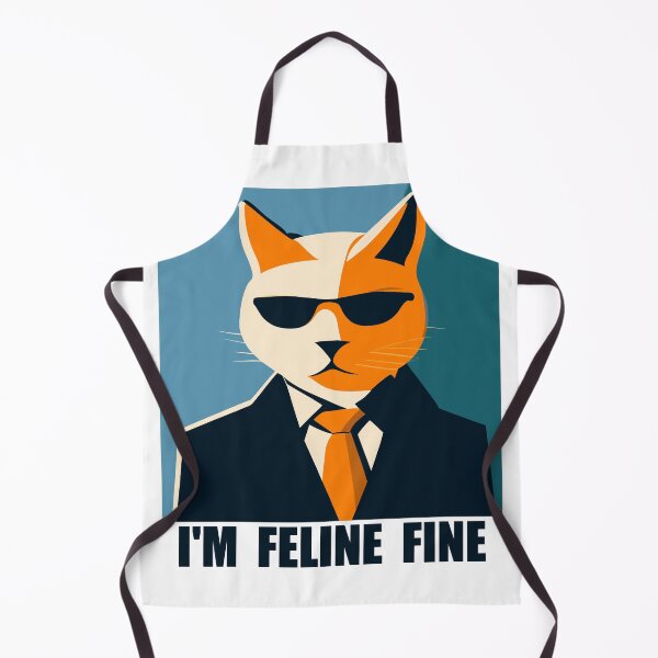 Item preview, I'm Feline Fine designed and sold by BunnieFloof.