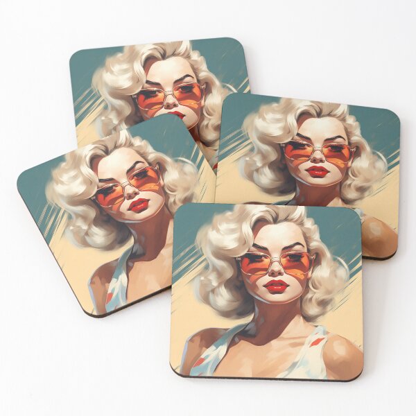 Item preview, A Vintage Blonde Pin Up Girl Illustration designed and sold by GoodOldVintage.