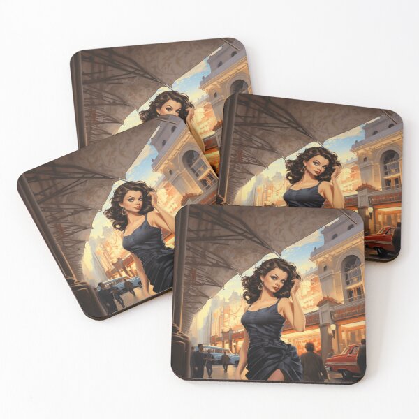 Item preview, A Vintage Pin Up Girl Illustration designed and sold by GoodOldVintage.
