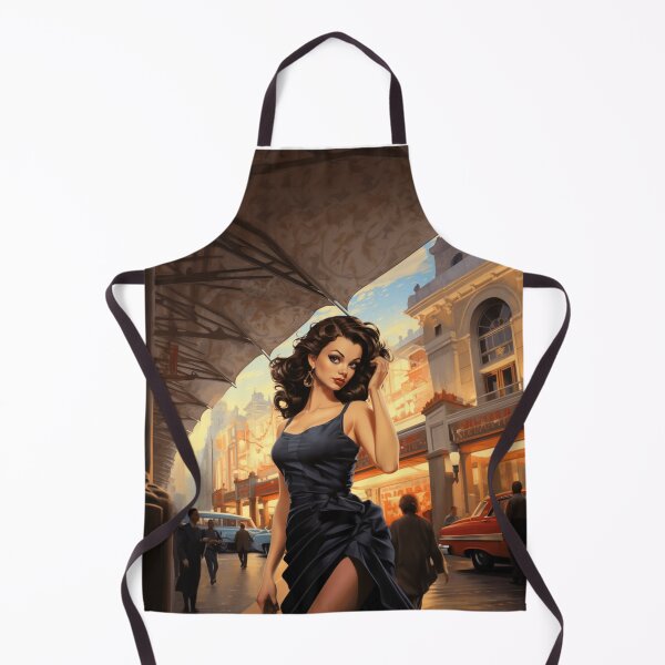 Item preview, A Vintage Pin Up Girl Illustration designed and sold by GoodOldVintage.