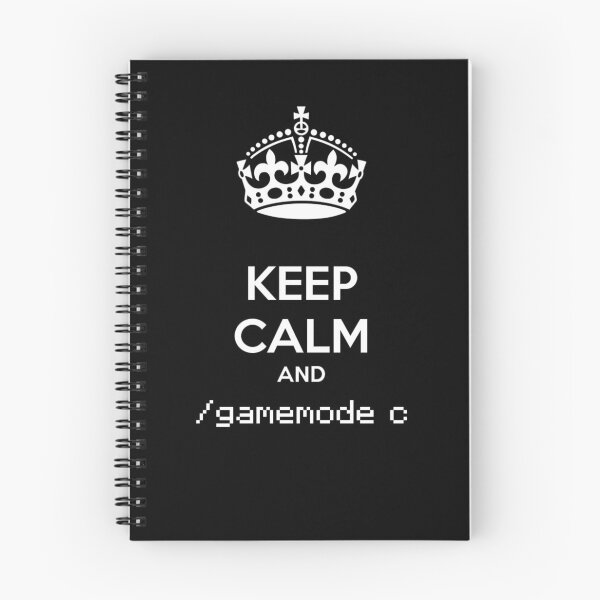 Item preview, Keep calm and /gamemode c (White Version) designed and sold by Flamefall.