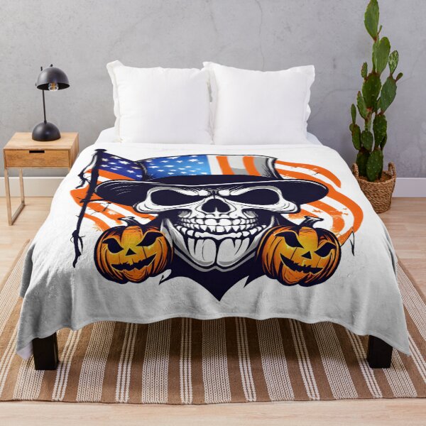 Item preview, Halloween Skull designed and sold by magicalofart.