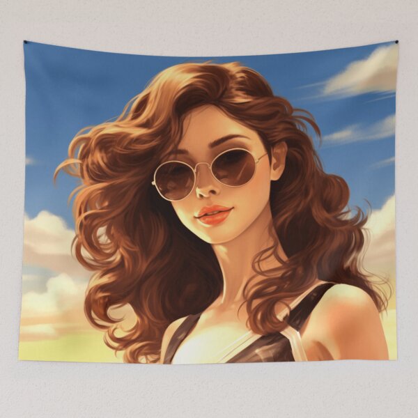 Item preview, A Vintage Pin Up Girl Illustration designed and sold by GoodOldVintage.
