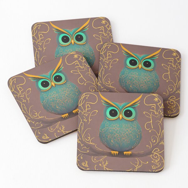 Item preview, Cute owl art designed and sold by ZenStickConcept.
