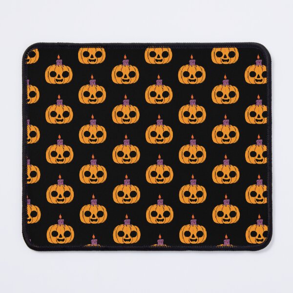 Item preview, Halloween Scary pumpkin head on the burning candle  designed and sold by Hussain Shirts.