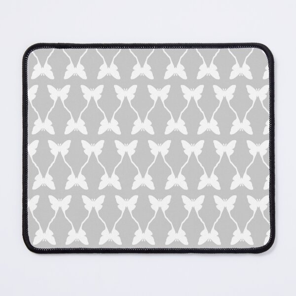 Item preview, Butterfly Tango White on Pale Grey Repeat 5748 designed and sold by Art in My Loft.