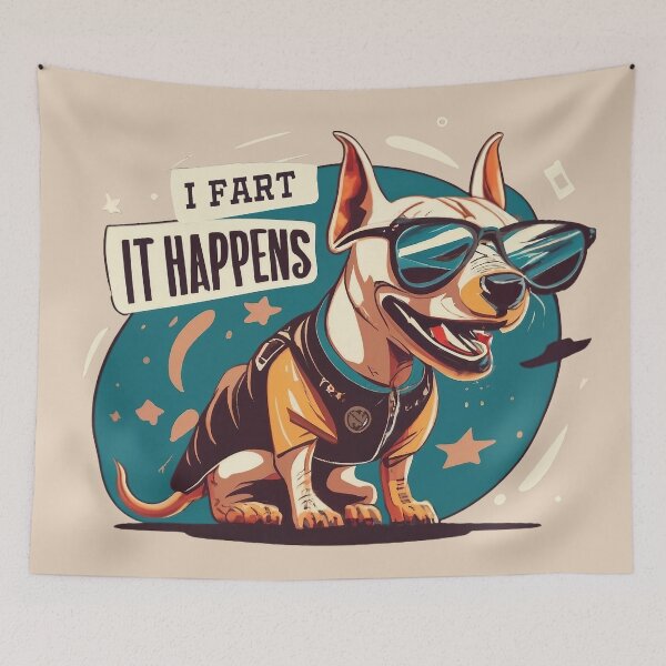 Item preview, Funny I Fart It Happens designed and sold by WallAndAll.