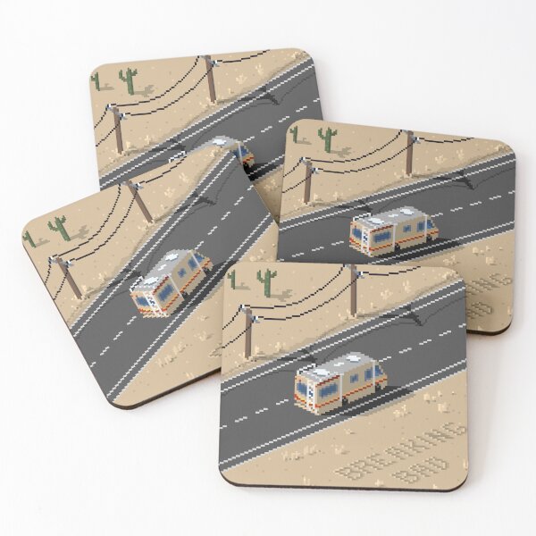 Item preview, Breaking bad "on the road" Pixel art designed and sold by liuxpixel.
