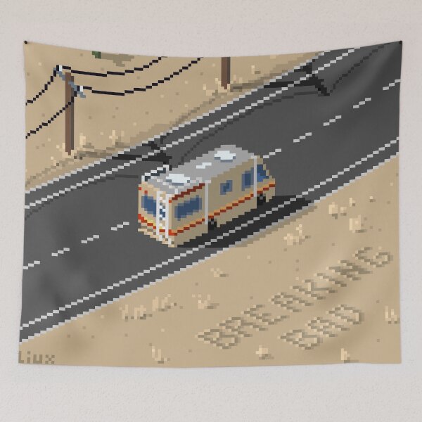 Item preview, Breaking bad "on the road" Pixel art designed and sold by liuxpixel.