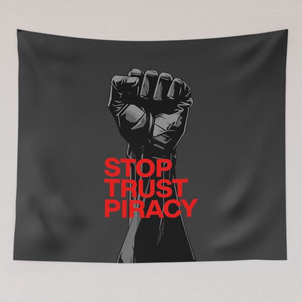 Item preview, Fake News Protest, Trust Piracy Artº6F designed and sold by Bauani.