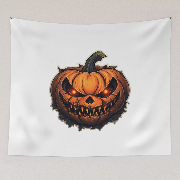 Item preview, Halloween Scary Pumpkin | Classic T-Shirt, Sticker designed and sold by NicolasGlowArt.