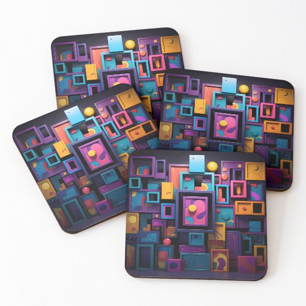 Item preview, Pop Line Art Style Painting designed and sold by Cha-house.