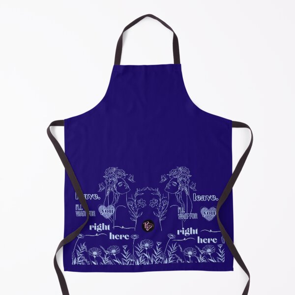 Item preview, Flower lady who waits for you (blue) designed and sold by ProsetoPrint.