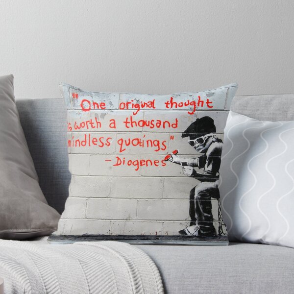 Item preview, One Original Thought – Banksy Piece Brooklyn designed and sold by WE-ARE-BANKSY.