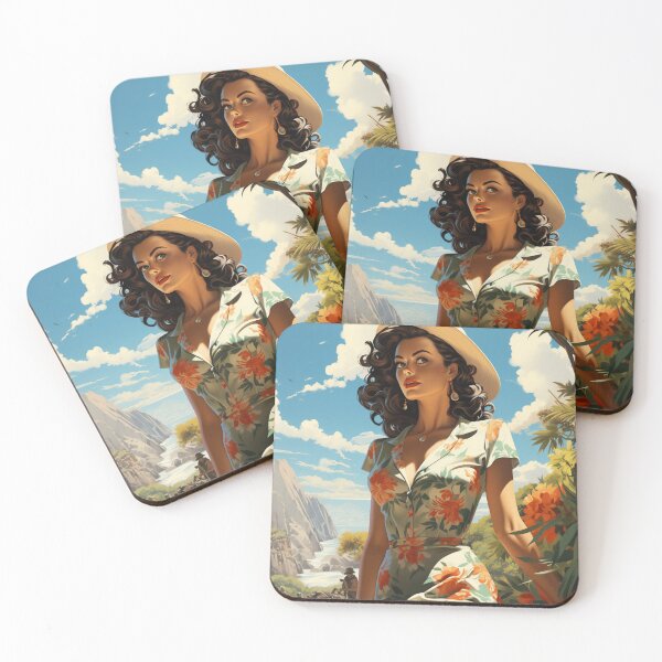 Item preview, A Vintage Pin Up Girl Illustration designed and sold by GoodOldVintage.