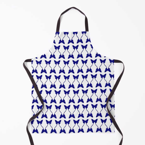 Item preview, Butterfly Tango Navy on White Repeat 5748 designed and sold by Art in My Loft.