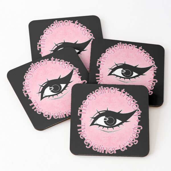 Item preview, The Eyeliner Tragedy | Eyeliner Meme (Pink) designed and sold by ObsidianDaz.