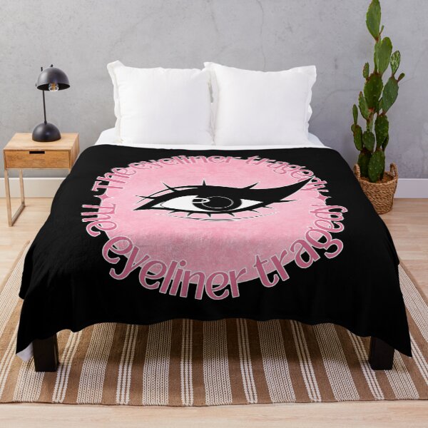 Item preview, The Eyeliner Tragedy | Eyeliner Meme (Pink) designed and sold by ObsidianDaz.