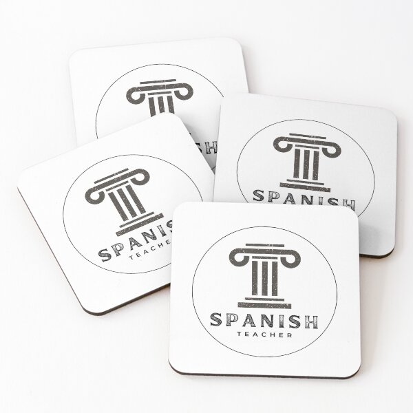 Item preview, spanish teacher textured column designed and sold by language-des.