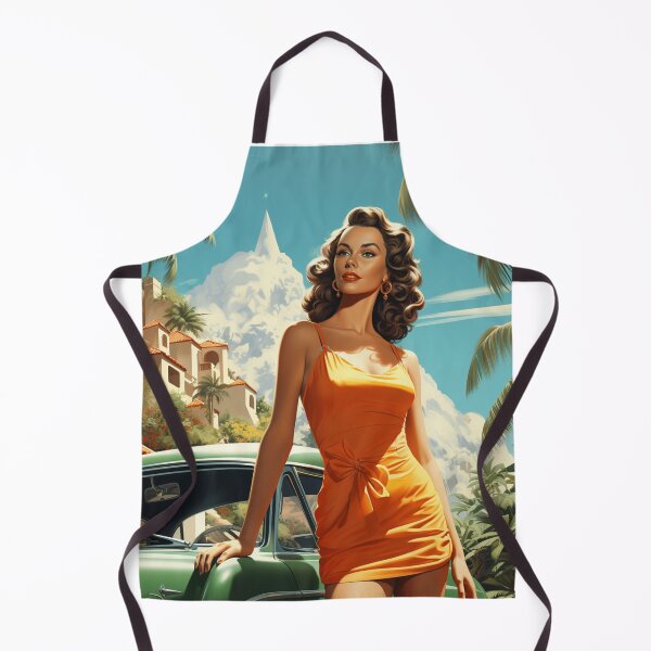 Item preview, A Vintage Pin Up Girl Illustration designed and sold by GoodOldVintage.
