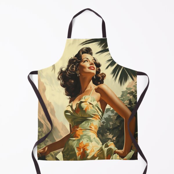 Item preview, A Vintage Pin Up Girl Illustration designed and sold by GoodOldVintage.