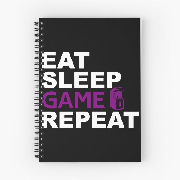 Item preview, Eat Sleep Game Repeat designed and sold by askthebookbug.